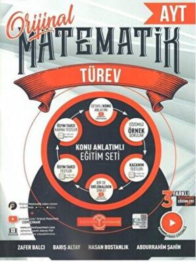 Orijinal Yks Ayt K.A. Matematik Türev - 2023