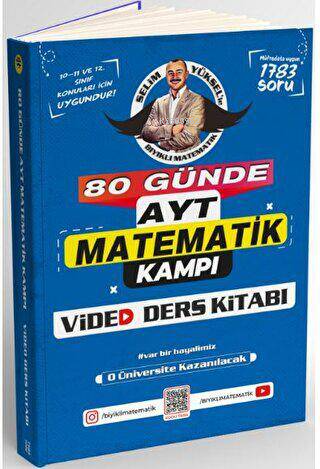 Bıyıklı Matematik 80 Günde AYT Matematik Video Ders Kitabı Selim Yüksel