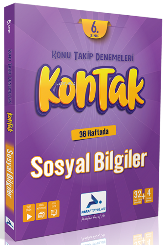 6. Sınıf Sosyal Bilgiler Kontak Konu Takip Denemeleri