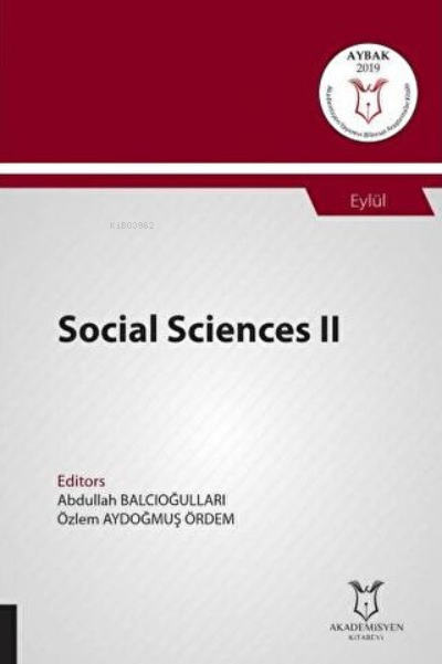 Social Sciences II;(Aybak 2019 Eylül)