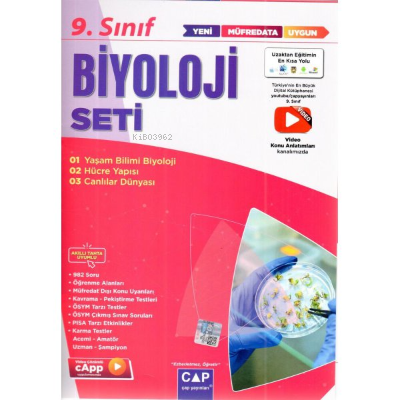  09Sınıf Set Anadolu Biyoloji 2022 | 09Sınıf Set Anadolu Biyoloji 2022 | Kolektif | Çap Yayınları | 9786257732611 