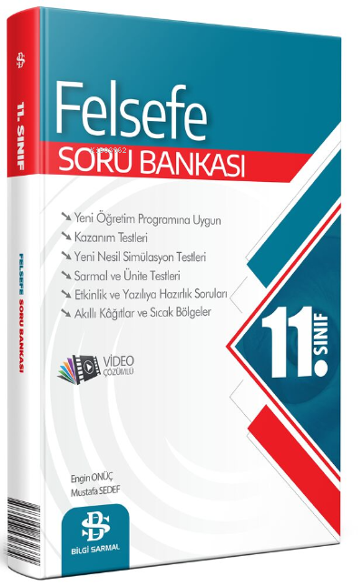  Bilgi Sarmal 11 Sınıf Felsefe Soru Bankası 2023 | Kolektif | Bilgi Sarmal (Bayilik) | 9786258070378 | 