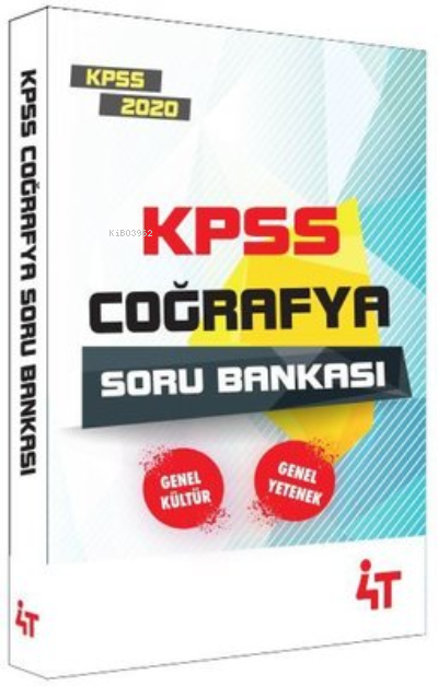  4T 2020 Kpss Coğrafya Soru Bankası | Turan Şahin | 4T Yayınevi | 9786057521545 | 