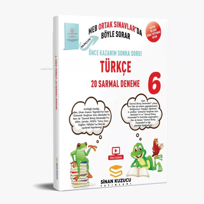 6.Sınıf Türkçe 20 Sarmal Deneme