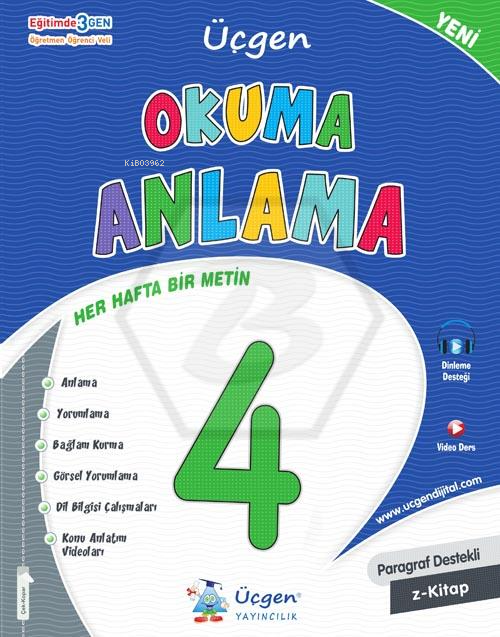 4. Sınıf Türkçe - Okuma Anlama - 36 Hafta - 2024