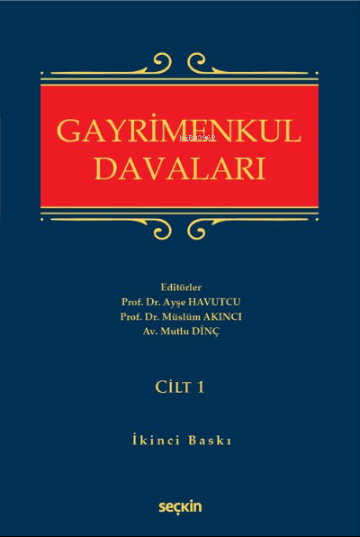  Gayrimenkul Hukuku Davaları(2 Cilt Takım) | Mutlu Dinç | Müslüm Akıncı | Ayşe Havutcu | Seçkin Yayıncılık | 9789750269097 | 