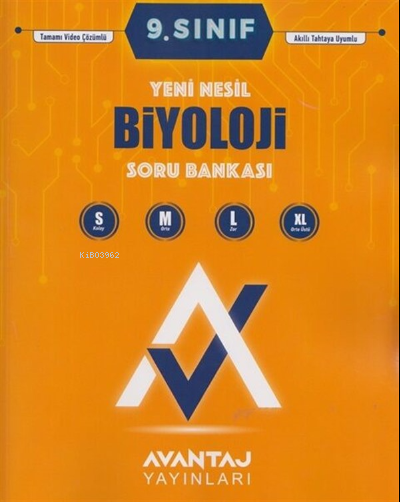  Avantaj Yayınları 9Sınıf Biyoloji Soru Bankası | Kolektif | Avantaj Yayınları (Hazırlık) | 9786257082655 | 