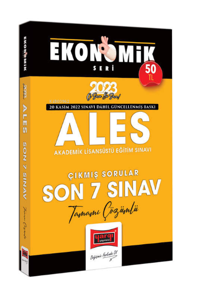  2023 ALES Tamamı Çözümlü Çıkmış Son 7 Sınav Soruları Ekonomik Seri(20 Kasım 2022 Sınavı Dahil) | 2023 ALES Tamamı Çözümlü Çıkmış Son 7 Sınav Soruları Ekonomik Seri(20 Kasım 2022 Sınavı Dahil) | Kolektif | Yargı Yayınevi | 9786254215803 