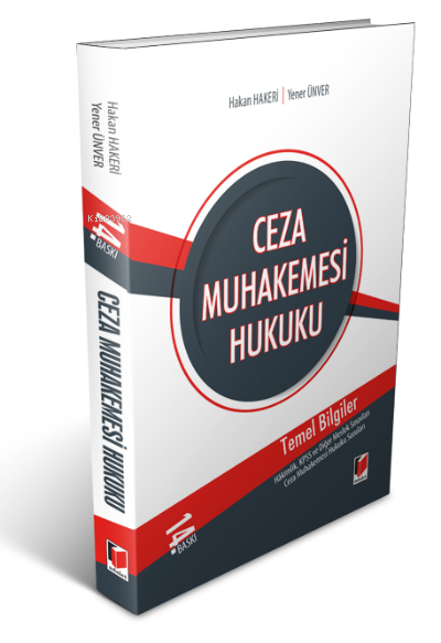  Ceza Muhakemesi Hukuku Temel Bilgiler | Hakan Hakeri | Yener Ünver | Adalet Yayınevi | 9786053001454 | 