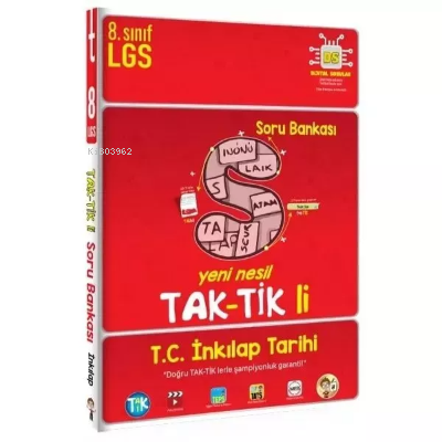 8. Sınıf T.C. İnkılap Tarihi ve Atatürkçülük Taktikli Soru Bankası