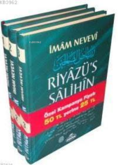 Riyazü's Salihin (Tek Cilt Küçük Boy-Şamua-Ciltli)