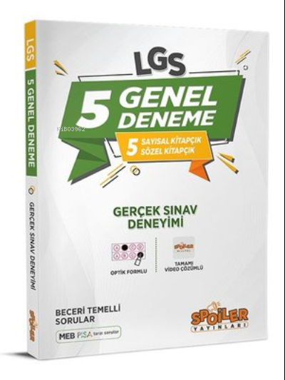 8.Sınıf LGS 5 Genel Deneme