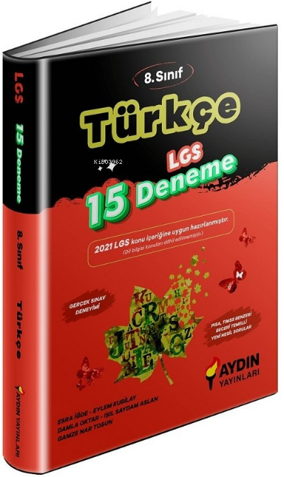 LGS 8. Sınıf Türkçe 15 Deneme