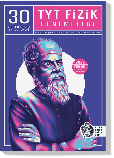  Ertan Sinan Şahin / 2022 TYT Fizik Denemeleri Video Çözümlü | Ertan Sinan Şahin / 2022 TYT Fizik Denemeleri Video Çözümlü | Kolektif | KR Akademi | 9786057457462 