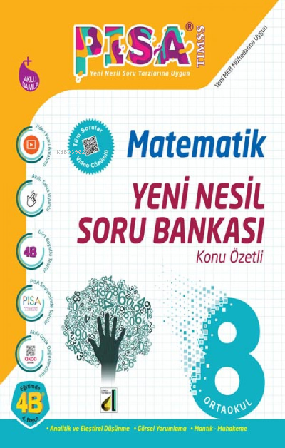 Damla Pisa Yeni Nesil Matematik Soru Bankası-8. Sınıf