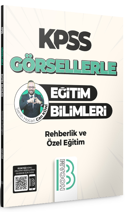  KPSS Görsellerle Eğitim Bilimleri Rehberlik ve Özel Eğitim | KPSS Görsellerle Eğitim Bilimleri Rehberlik ve Özel Eğitim | Can Köni | Benim Hocam Yayınları | 9786258263671 