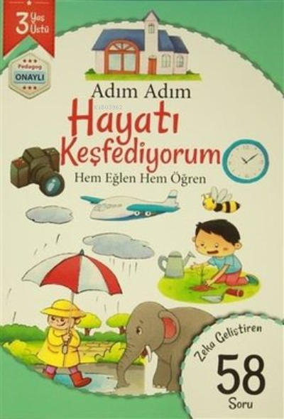  Yaratıcı ve Eleştirel Düşünme Becerisini Geliştiren 3 Yaş 58 Soru Dikkat Geliştiren Zeka Kitabı | Yaratıcı ve Eleştirel Düşünme Becerisini Geliştiren 3 Yaş 58 Soru Dikkat Geliştiren Zeka Kitabı | Kolektif | Revzen Kitap | 9789752465145 