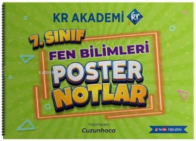 7. Sınıf Fen Bilimleri Poster Notlar