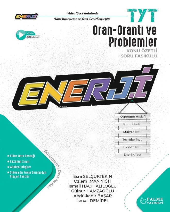 TYT Enerji Oran-Orantı Ve Problemler Konu Özetli Soru Fasikülü