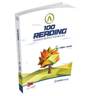  100 Reading Passages & Basic Vocabulary | 100 Reading Passages & Basic Vocabulary | Ahmet Akın | Akın Dil Eğitim | 9786052840306 