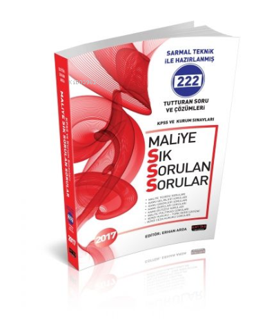  KPSS A Grubu ve Kurum Sınavları Maliye Sık Sorulan Sorular | KPSS A Grubu ve Kurum Sınavları Maliye Sık Sorulan Sorular | Erhan Arda | Savaş Yayınevi | 9786059527088 