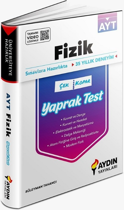 Üniversiteye Hazırlık AYT Fizik Yaprak Testler