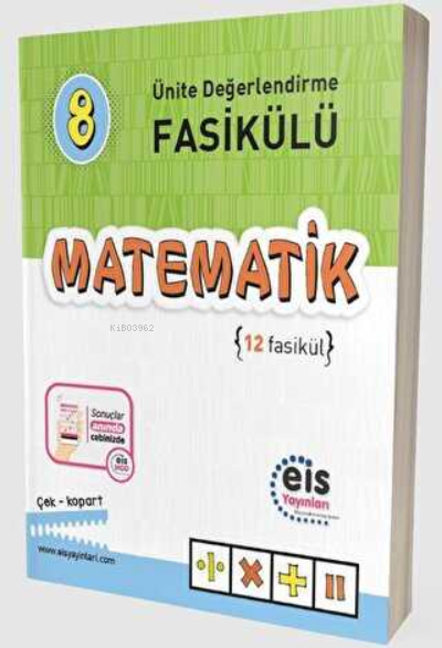 8. Sınıf Matematik Ünite Değerlendirme Fasikülü Eis Yayınları