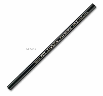  Faber Castell Füzen Kalem (Kömür) (Pitt Charcoal) (Medıum) (Siyah) (6Lı) | Faber Castell | 4005400932780 | 