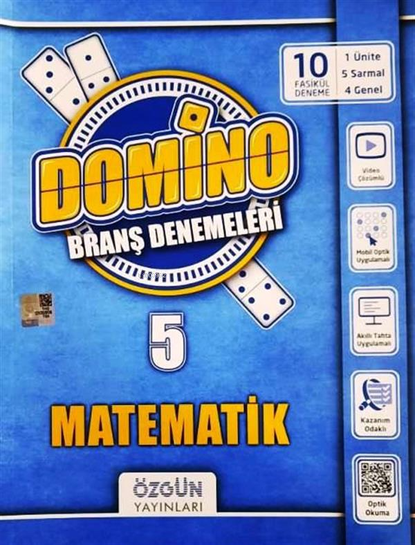  5 Sınıf Matematik Domino Branş Denemeleri | 5 Sınıf Matematik Domino Branş Denemeleri | Kolektif | Özgün Yayıncılık | 9786057678386 