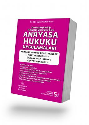  Anayasa Hukuku Uygulamaları | Anayasa Hukuku Uygulamaları | Ferhat Uslu | Filiz Kitabevi | 9789753687737 