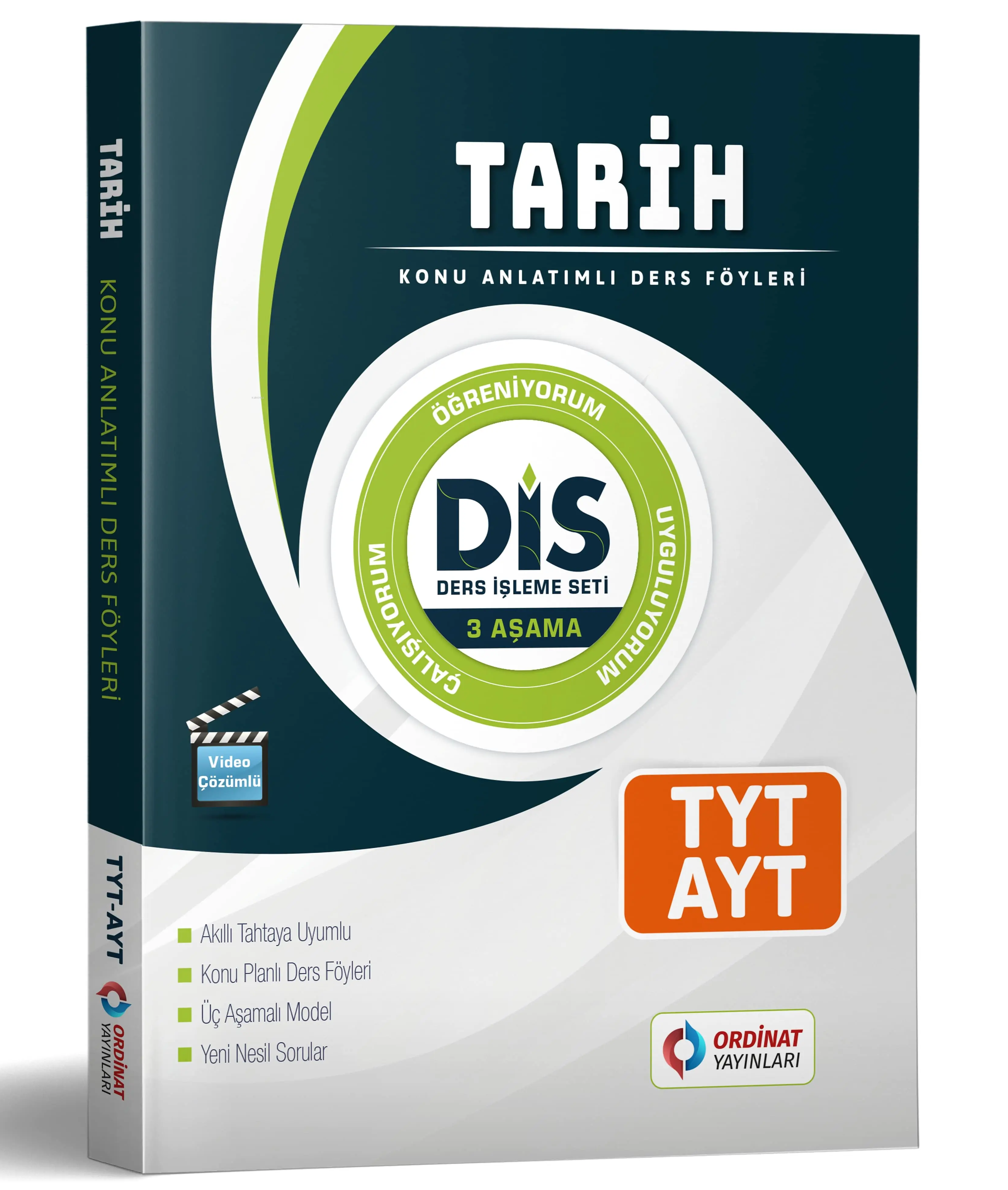  Ordinat Yayınları TYT AYT Tarih Konu Anlatımlı Ders Föyleri ( DİS Serisi ) | Ordinat Yayınları TYT AYT Tarih Konu Anlatımlı Ders Föyleri ( DİS Serisi ) | Kolektif | Ordinat Yayınları (Hazırlık) | 9786259843230 