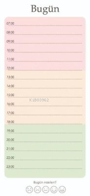  Günlük Plan 3 Bloknot | Günlük Plan 3 Bloknot | Wenote Tasarım | 8684378791245 