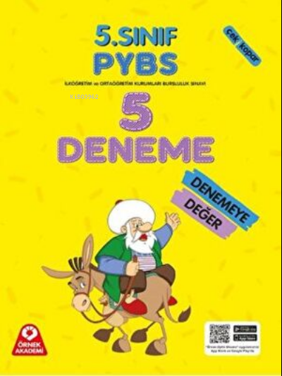 5 Sınıf Pybs 5 Deneme | Kolektif | Zekiçocuk Eğitici Kitaplar | 9786257868709 | 