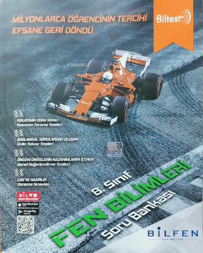  8 Sınıf Biltest Fen Bilimleri Sb | Kolektif | Bilfen Yayıncılık | 9786258337709 | 