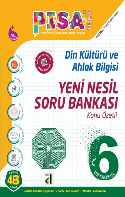 Damla Eğitim Pisa Yeni Nesil Din Kültürü ve Ahlâk Bilgisi Soru Bankası - 6