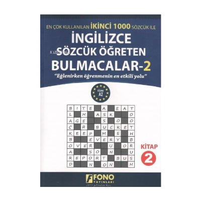 İngilizce Sözcük Öğreten Bulmacalar 2 (En çok kullanılan ilk 2000 sözcük'le)