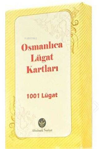 Osmanlıca Lügat Kartları 1001 Lügat