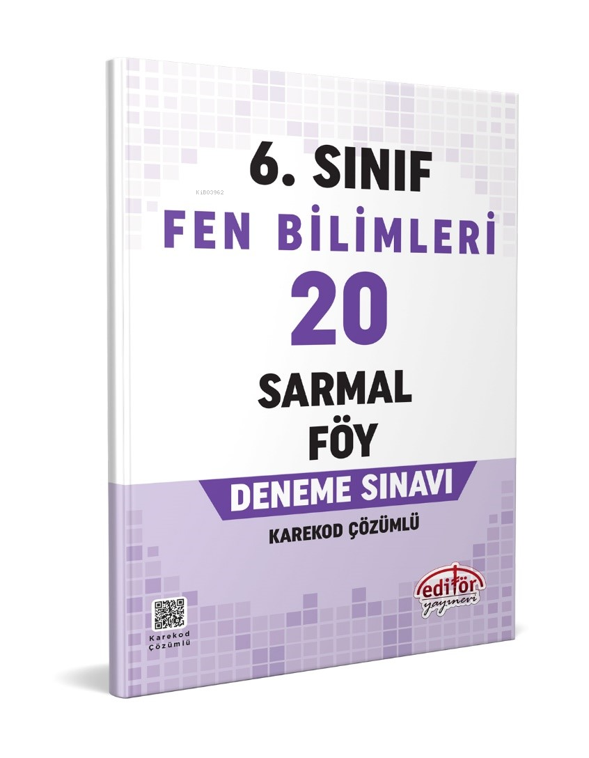  6 Sınıf Fen Bilimleri 20 Sarmal Föy Deneme Sınavı | 6 Sınıf Fen Bilimleri 20 Sarmal Föy Deneme Sınavı | Kolektif | Turgut Meşe | Editör Yayınevi | 9786052805824 