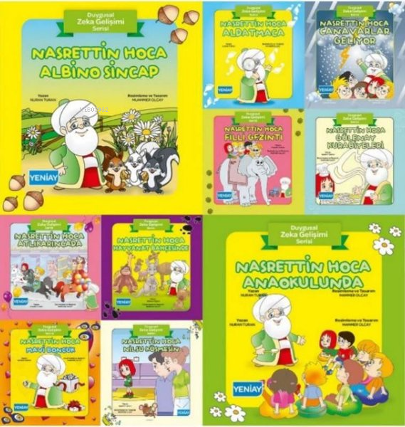  Nasrettin Hoca Duygusal Zeka Gelişim Serisi Seti 10 Kitap Takım | Nasrettin Hoca Duygusal Zeka Gelişim Serisi Seti 10 Kitap Takım | Nuran Turan | YeniAy Yayınları | 9786059188203 