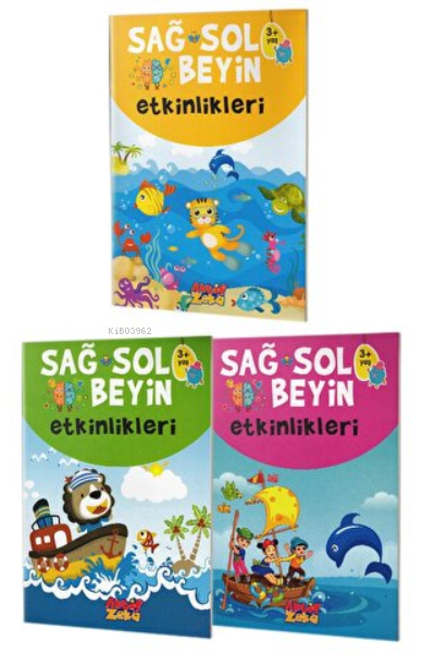  Sağ ve Sol Beyin Etkinlikleri Seti (3+Yaş) | Kolektif | Aktif Zeka Yayınevi | 6051270002083 | 