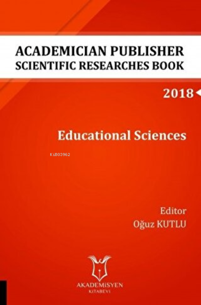 Academician Publisher Scientific Researches Book Educational Sciences 2018