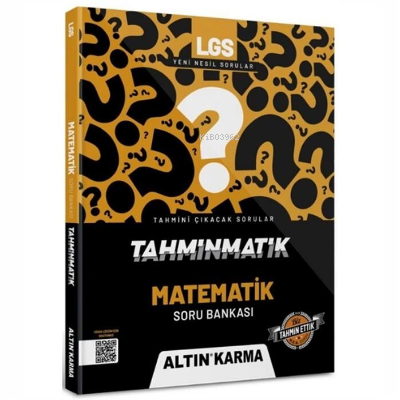 Altınkarma Tahminmatik LGS 8.Sınıf Matematik Soru Bankası