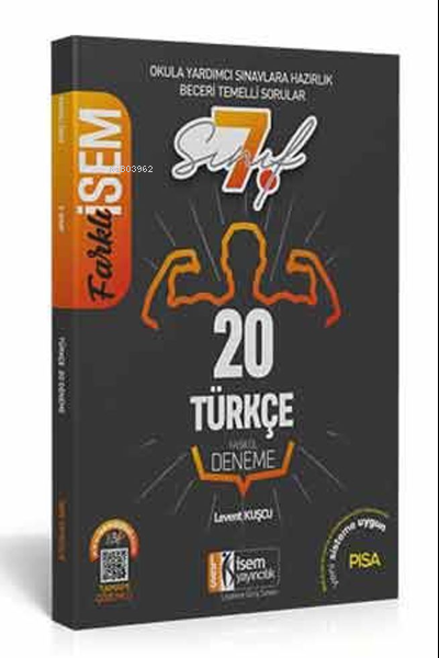  2021 Farklı İsem 7 Sınıf Türkçe 20 Deneme | 2021 Farklı İsem 7 Sınıf Türkçe 20 Deneme | Kolektif | İsem Yayıncılık (Hazırlık) | 9786052866023 