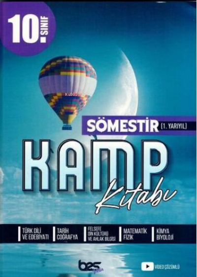  10Sınıf 1Dönem Kamp Sömestr Tüm Dersler 2022 | 10Sınıf 1Dönem Kamp Sömestr Tüm Dersler 2022 | Kolektif | Bes Yayınları (Hazırlık) | 9786052625040 
