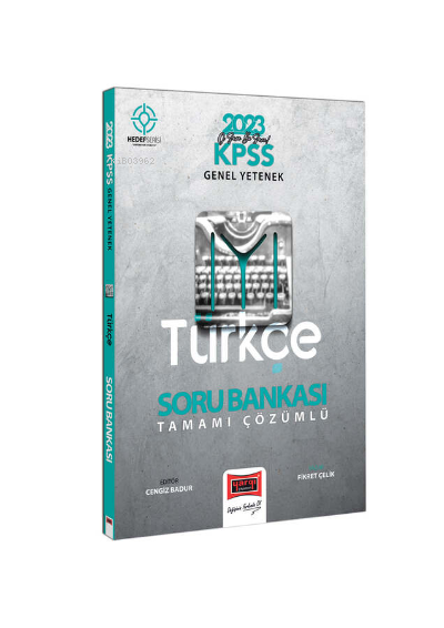  2023 KPSS Hedef Serisi IYI Türkçe Tamamı Çözümlü Soru Bankası | 2023 KPSS Hedef Serisi IYI Türkçe Tamamı Çözümlü Soru Bankası | Fikret Çelik | Yargı Yayınevi | 9786254214196 