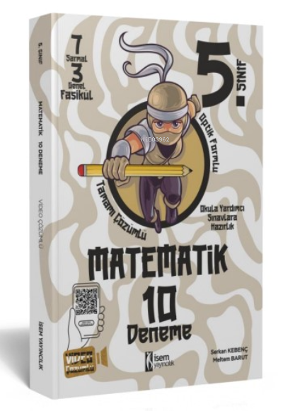 2023 İSEM 5. Sınıf Matematik 10 Deneme