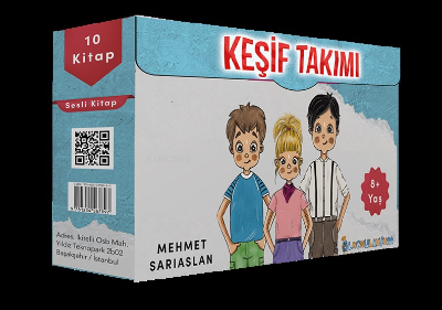  Keşif Takımı Hikâye Seti (Kutulu 10 Kitap) | Mehmet Sarıaslan | İlkokulluyum | 9786057298317 | 