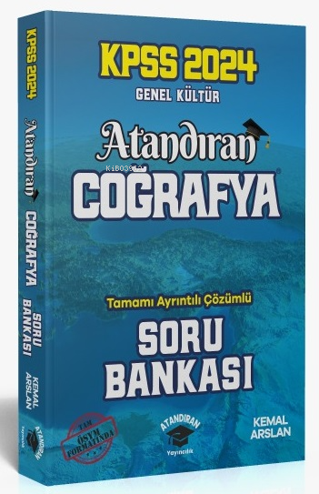  Atandıran 2025 KPSS Coğrafya Atandıran Soru Bankası Çözümlü | KEMAL ARSLAN | Atandıran Yayıncılık | 9786259895116 | 