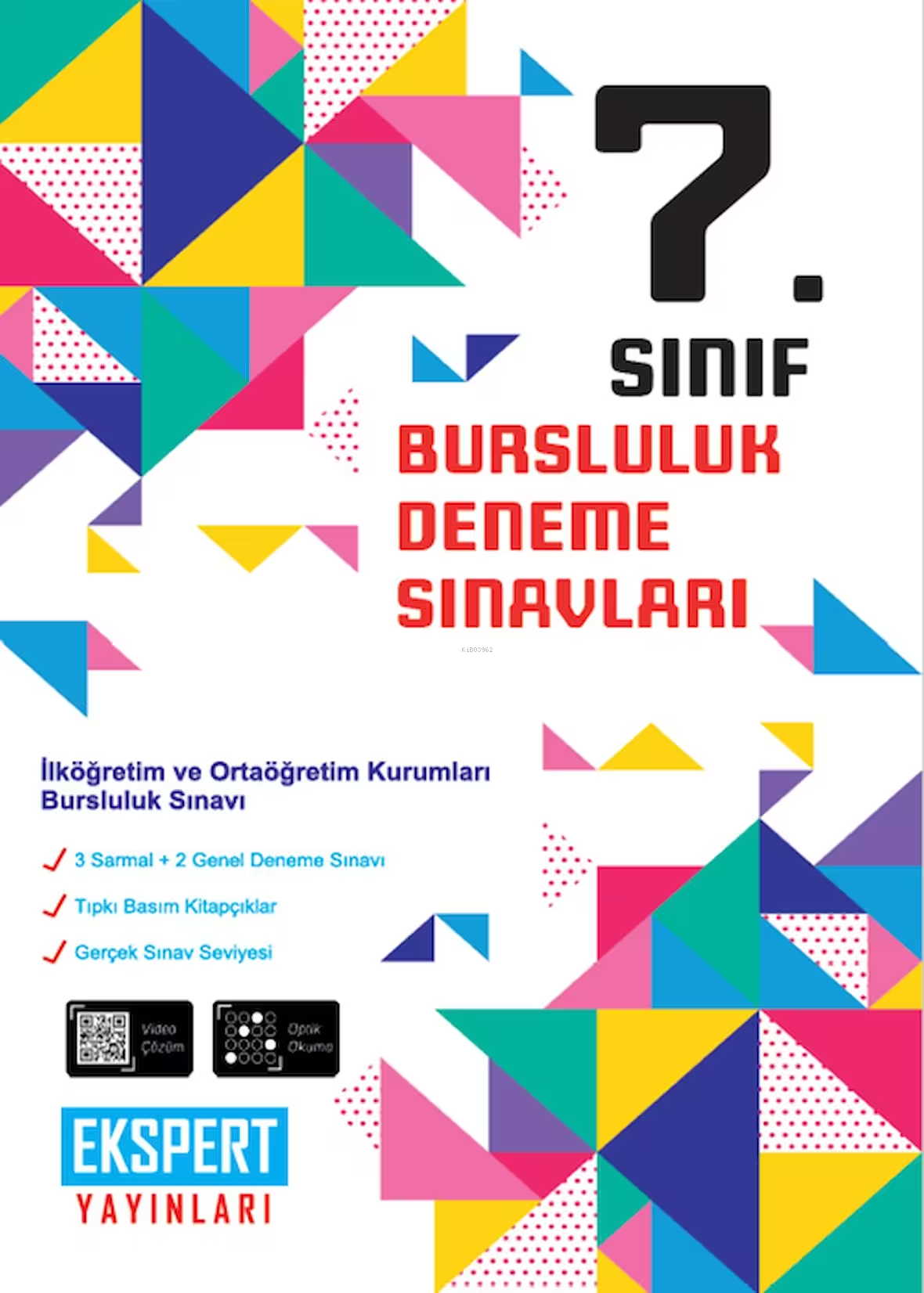  Bursluluk Deneme Sınavları 7 Sınıf (5Li Paket Deneme) | Kolektif | Ekspert Yayınları | 9786259430324 | 