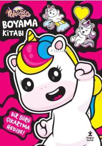 I Love Unicorn Boyama Kitabı Şeker Pembe